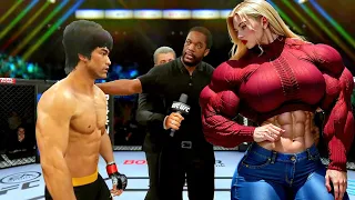 PS5 | Bruce Lee vs. Muscular Star Blonde (EA Sports UFC 4)