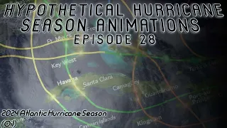 2024 Hypothetical Atlantic Hurricane Season Animation (Oil)