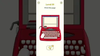 DOP 2 Delete One Part: Print the page Gameplay Walkthrough #Shorts