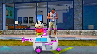 GTA 5 !! SHINCHAN AND FRANKLIN BUY MINI RC HELICOPTER IN GTA 5 TAMIL