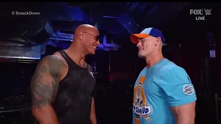 John Cena e The Rock no Backstage - WWE SmackDown 15/09/2023
