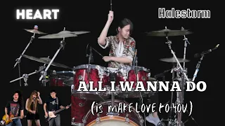 Heart - All I Wanna Do is make love to you - Halestorm | cover by Kalonica Nicx, Andrei Cerbu & pals