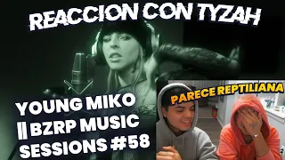 REACCIONANDO A YOUNG MIKO || BZRP Music Sessions #58 | DAMN FT.TAYZAH