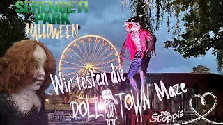 Serengeti-Park 2023 | Wir testen die neue „Doll Town“ Maze | Halloween Nights 👻