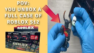 POV: You unbox a full case of Roblox Series 12 Mystery Figures