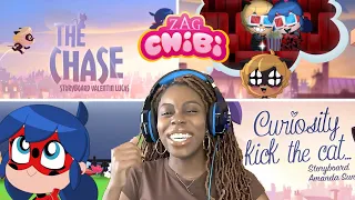 *MIRACULOUS CHIBI: ‘The Chase’ & 'Curiosity Kick The Cat’ || FIRST TIME reaction