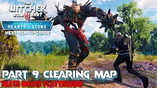 The Witcher 3: Hearts of Stone Part 9 Exploring & Clearing Map Next-Gen Upgrade Death March PS5 HD