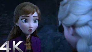 Frozen 2 - "Elsa and Anna meet the giants in the enchanted forest" 4K