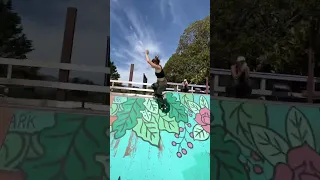 Roller Skating at Orchid Skatepark 🌸 #rollerskating