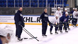 Тренировка Торпедо перед выездом в Санкт-Петербург