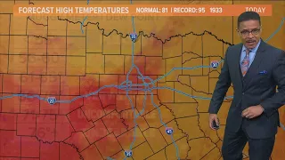 DFW Weather: Temperature forecast and storm chances