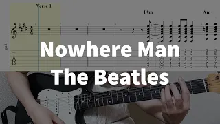 The Beatles - Nowhere Man Guitar Tabs