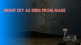 Curiosity Rover at Night Under The Milky Way