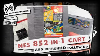 xHARDCOREGAMERx - The 852-in-1 NES Rom Cart Review!