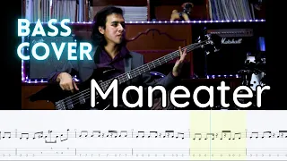 Maneater - Daryl Hall & John Oates | Bass cover + PARTITURA (tabs)