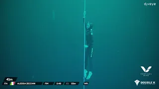 Vertical Blue 2021 - Alessia Zecchini NEW WORLD RECORD 101m FIM