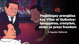 EDITORIAL: Pagbibigay prangkisa kay Villar at Quiboloy: benggansa, cronyism, atake sa press freedom