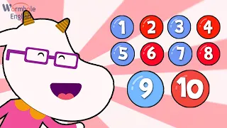 Let's Count! ♫ |  Count to 10 | Easy Numbers Song | Wormhole English Song For Kids