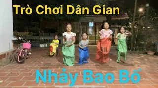 Trò Chơi Dân Gian - Nhảy Bao Bố  - kỹ Thuật nhảy bao bố