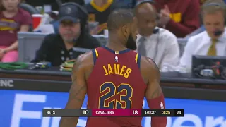 a compilation of LeBron James missing open shots