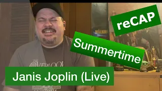 Janis Joplin (Live) | Summertime (Reaction) | First Listen!