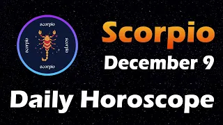 Scorpio Horoscope Today, Scorpio Tarot today, 9th December 2022 #ScorpioHoroscope #Horoscopia