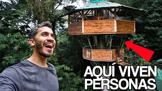 THERE is a COMMUNITY that LIVES in the TREES in Costa Rica 😱🇨🇷