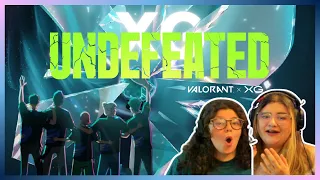 Sisters react to UNDEFEATED - XG & VALORANT (Official Music Video)