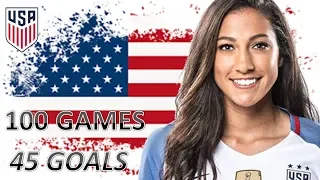 Christen Press | All 45 Goals for USA | 100 Games 2013 - 2018