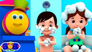 Cântecul pentru baie + Videoclipuri de învățare și rime de creșă pentru copii
