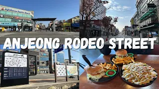 ANJEONG RODEO STREET “The Ville”🇰🇷🪖🇺🇸 Restaurants & Stores Outside Of Camp Humphreys  🍔🌮🌯🍕
