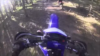 crazy bad dirt bike crash crf250