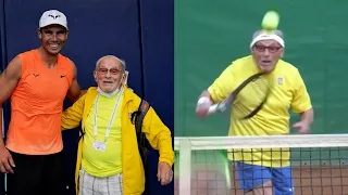 97-Year-Old Athlete Gets to Play Tennis With Rafael Nadal