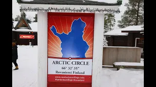 Rovaniemi Finland, Santa Claus village 21.10.2021.ARCTIC CIRCLE .