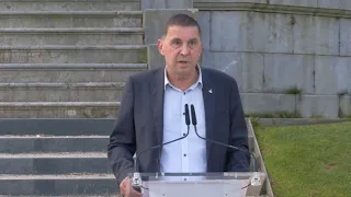 Otegi a las víctimas de ETA: "Sentimos su dolor. Nunca debió de haberse producido"