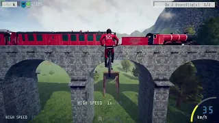 Descenders - Ride the Highlands boss jump train