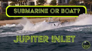 Submarine or Boat?  Palm Beach Inlet turns Center Console Into Submarine!