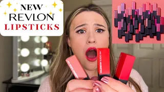 ✨NEW REVLON COLORSTAY SUEDE INK LIPSTICKS ✨ first impressions + lip swatches