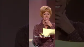 Shirley MacLaine & Carol Burnett read letters from fans 📝 The Carol Burnett Show #shorts