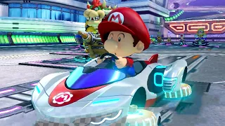 Mario Kart 8 (Wii U) - 100% Walkthrough Part 5 Gameplay - 50cc Egg Cup & Animal Crossing Cup 3 Stars