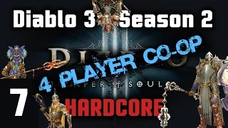 Let's Play Diablo 3 RoS Hardcore Season 2 - Episode 7 - More 4 Player Co-op