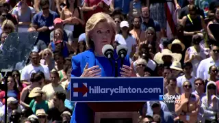 Hillary Clinton Presidential Campaign Announcement Full Speech (C-SPAN)