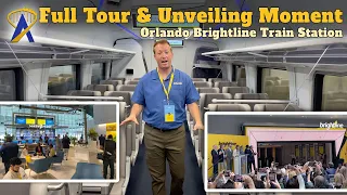 Full Tour and Grand Unveiling of Orlando Brightline Station at MCO Airport