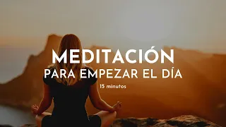 Meditación por la MAÑANA 🌼 15 minutos | Gabriela Litschi