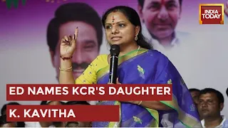 Delhi Liquor Policy: KCR's Daughter K Kavitha Named In Delhi Liquor Policy Case By Probe Agency