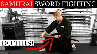 SAMURAI SWORD TRAINING ⛩ How To Use Nukitsuke In A Fight - Martial Arts, Kenjutsu, Iaijutsu, Iaido