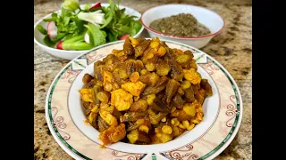 Khoresht Bamieh (Persian Okra Stew) | خورشت بامیه