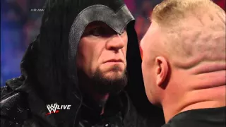 Brock Lesnar is surprised by the return of The Undertaker  Raw, Feb  24, 2014 1280x720