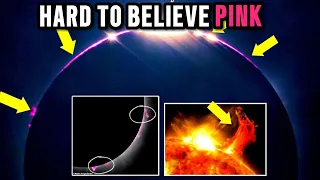 Eclipse Reveals Pink 'Flames': NASA Captures Amazing Pink Flames!