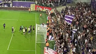 Crazy atmosphere after penalty shootout Anderlecht - Young Boys !